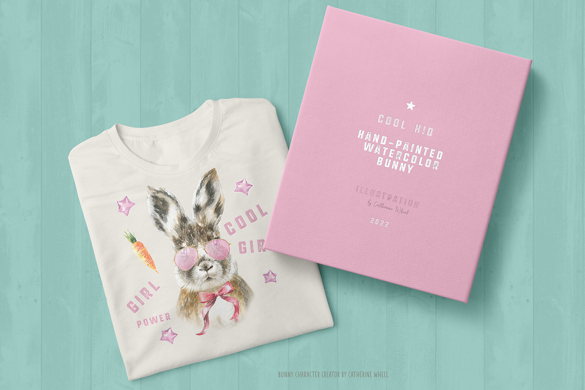 Easter Bunny Watercolor Animal, an Animal Illustration by Catherine Wheel (Photo 12 of 12)