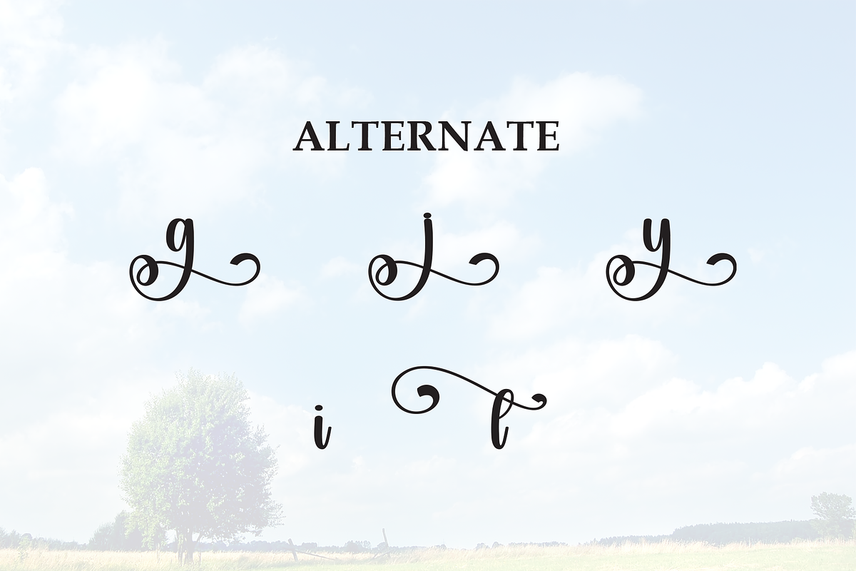 Bright | Script Font, a Handwritten Font by Scratchones (Photo 8 of 9)