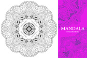 Mandalas for coloring 14, an Object Graphic by Watercolor fantasy (Thumbnail 4 of 9)