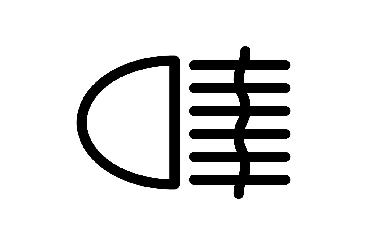Fog Lamp icon, an Outline Icon by Sumberpangan