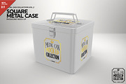 Square Metal Case Mockup, a Packaging Mockup by INCDesign (Thumbnail 1 of 5)