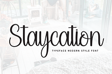 Staycation | Script Font