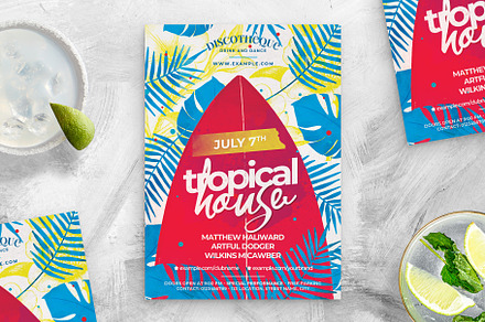 Summer Beach Party Flyer, a Flyer Template by BrandPacks