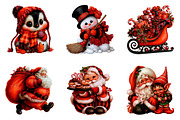 Cute Christmas Mega Bundle, a Seasonal Illustration by CreationArt (Thumbnail 5 of 5)