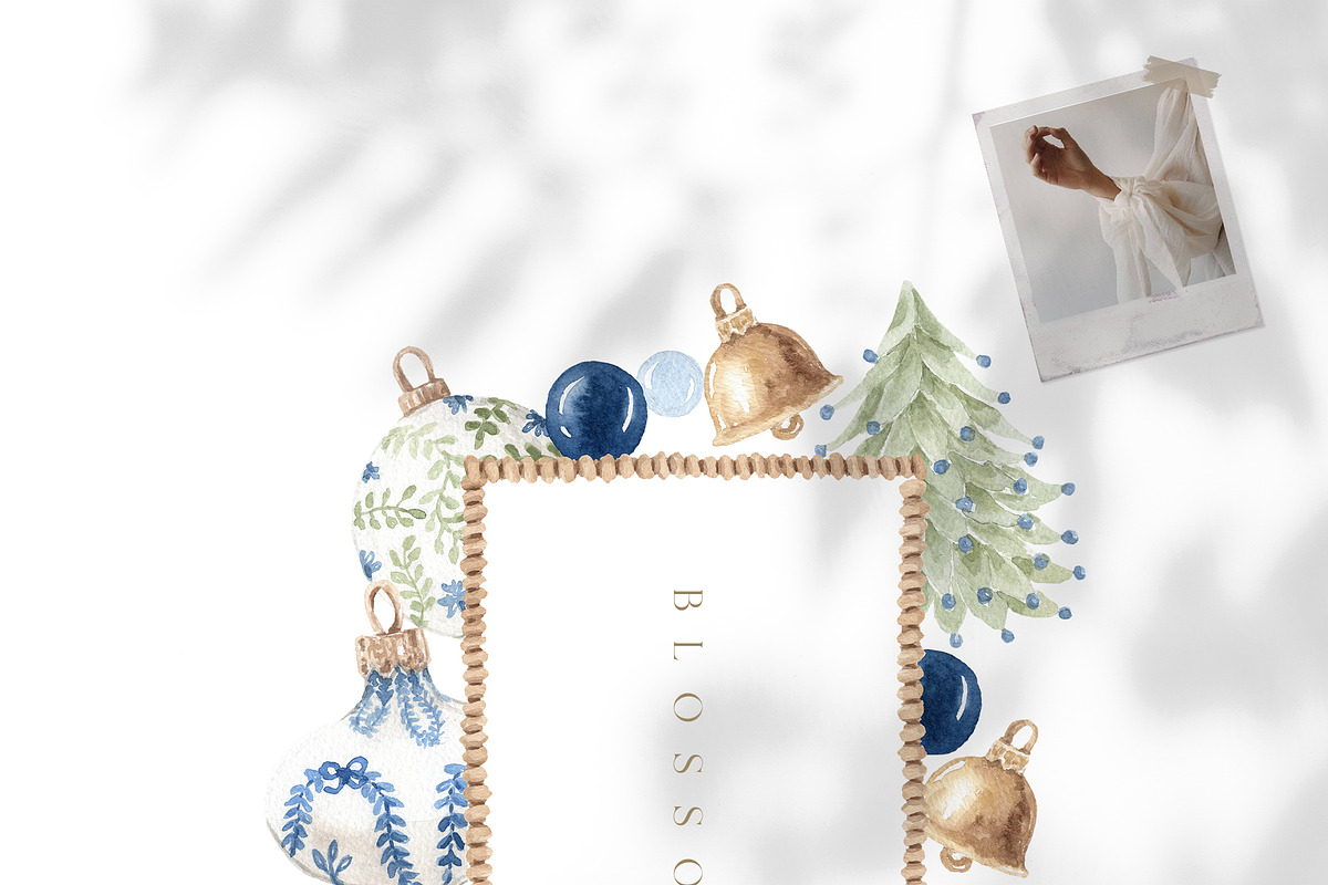 Watercolor Clipart - ROYAL CHRISTMAS, a Decorative Illustration by Beigetime (Photo 13 of 15)