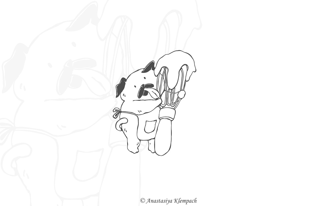 Hand Drawn Bakery Clipart, an Illustration by Anastasiya Klempach (Photo 5 of 8)