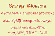 ORANGE BLOSSOM FONT, Handwritten, a Handwritten Font by Sense Library (Thumbnail 8 of 8)