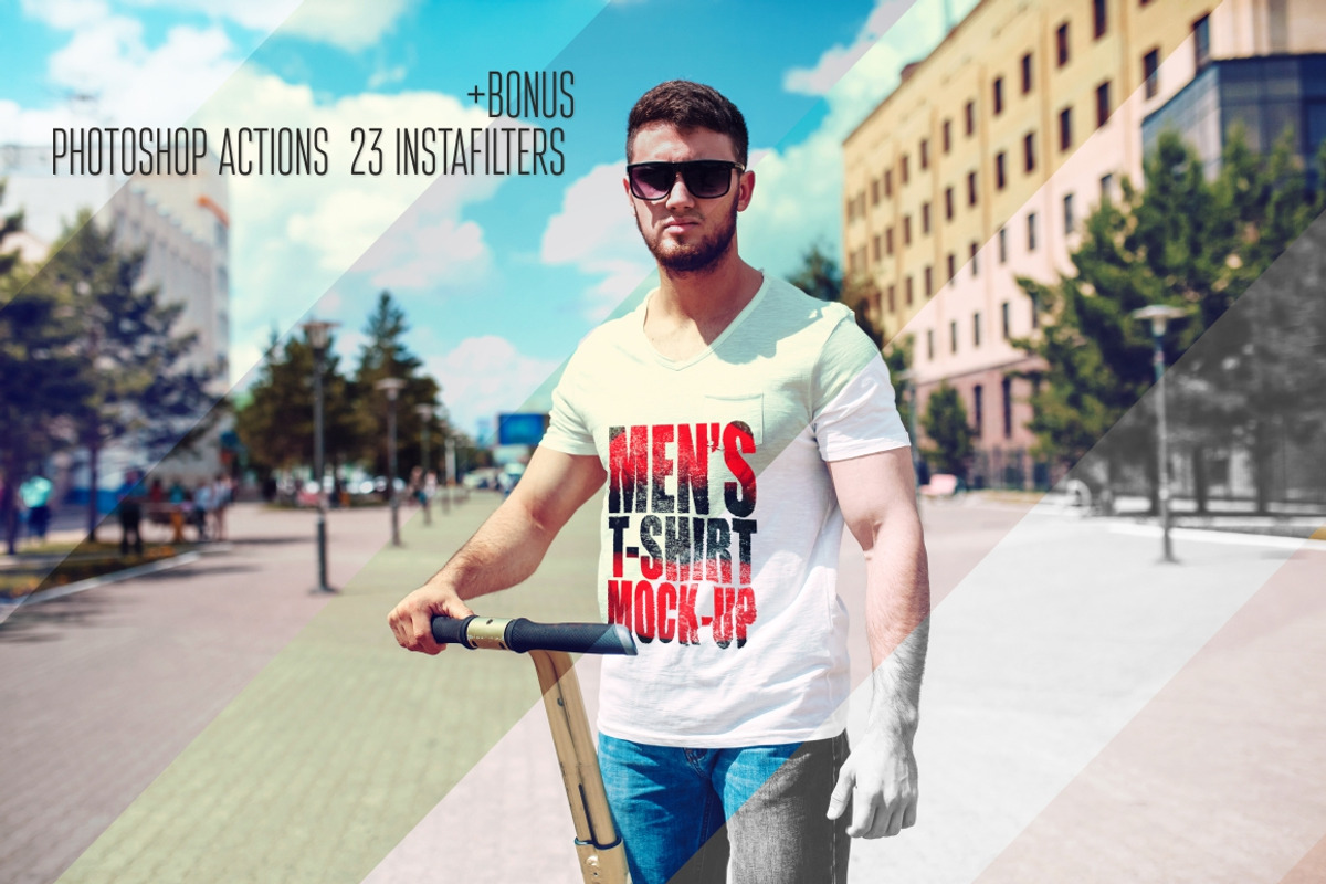 Men's T-Shirt Mock-Up, a Shirt Mockup by Freeman Studio (Photo 6 of 20)