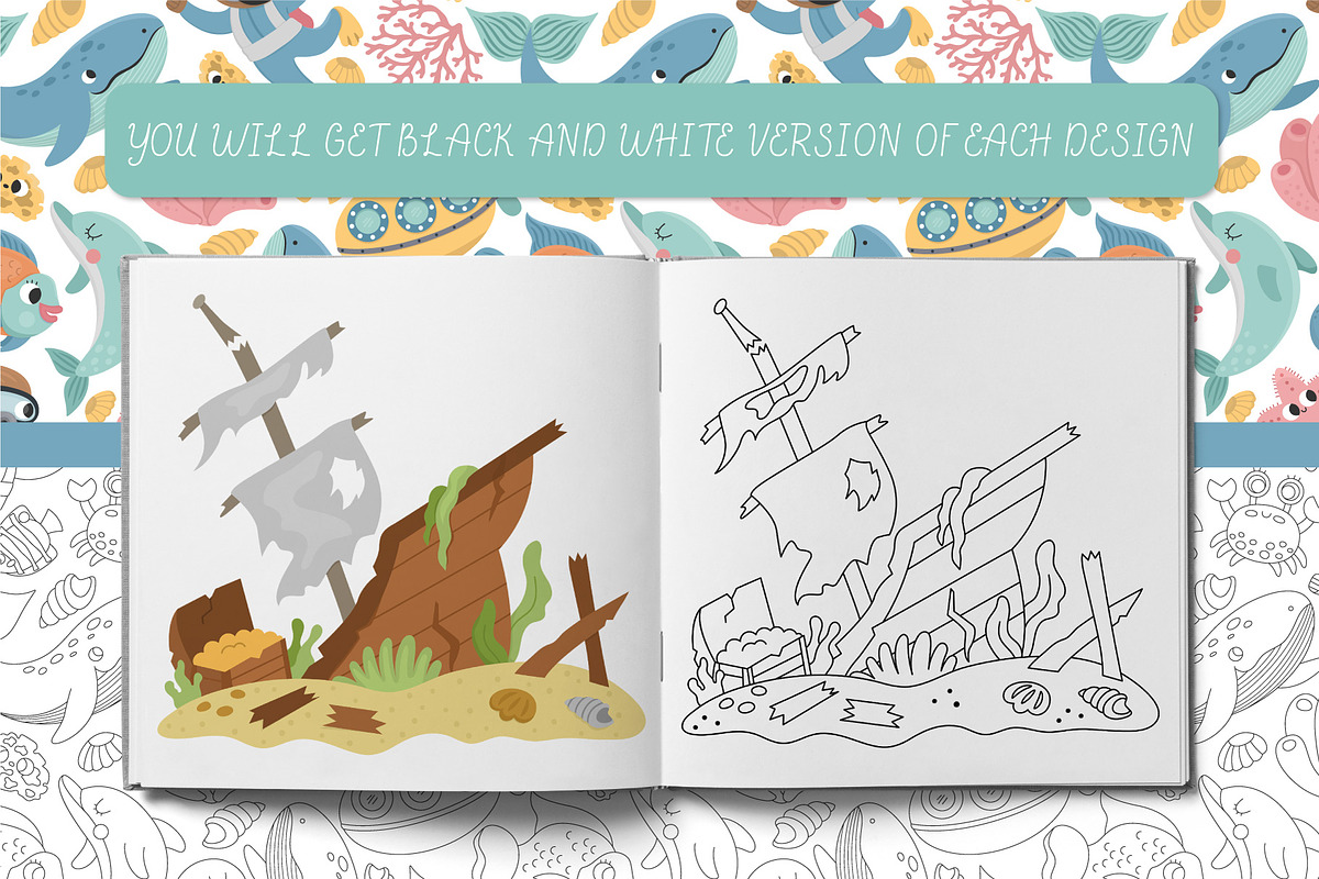 Under the sea clipart collection, an Animal Illustration by Lexi Claus (Photo 8 of 10)