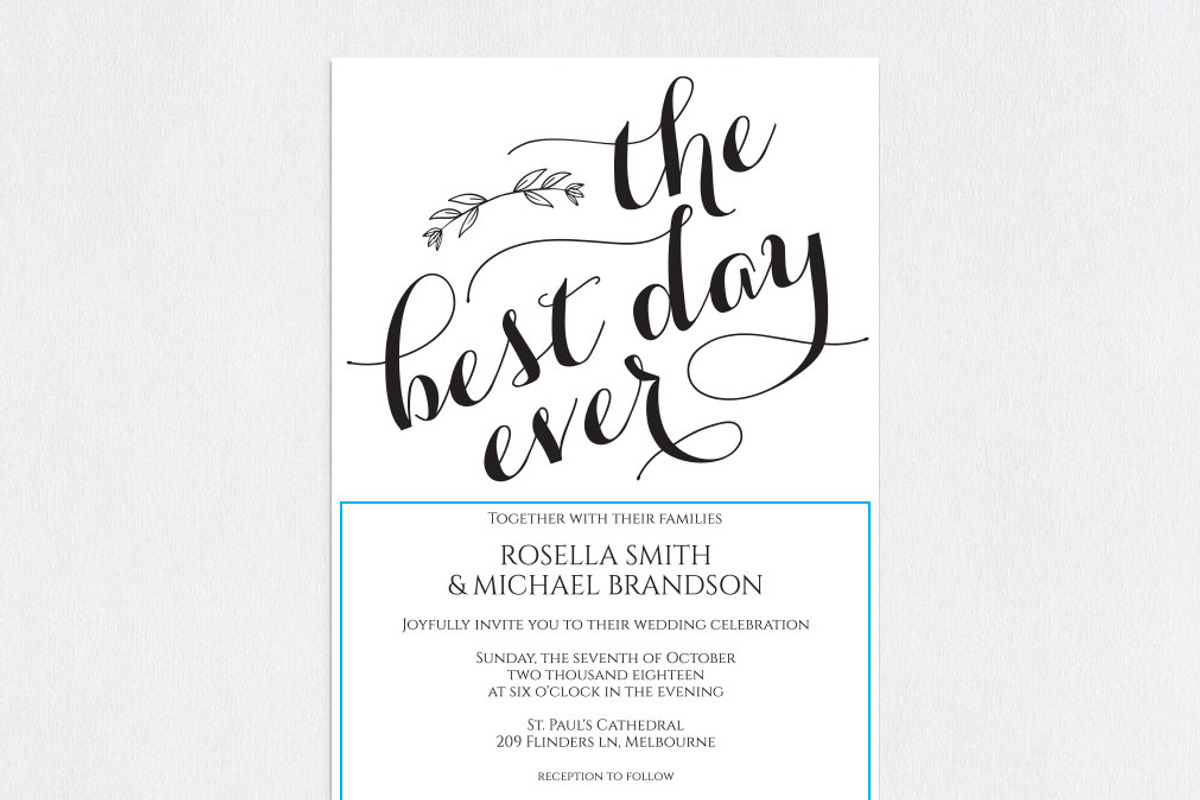 Invitation Template SHR444, an Invitation Template by Shafura_Wedding (Photo 4 of 5)