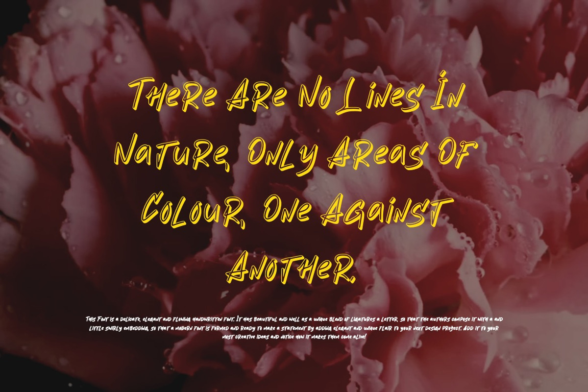 Tefrisne - 3D Monoline Font, a Script Font by Dhabee (Photo 8 of 11)