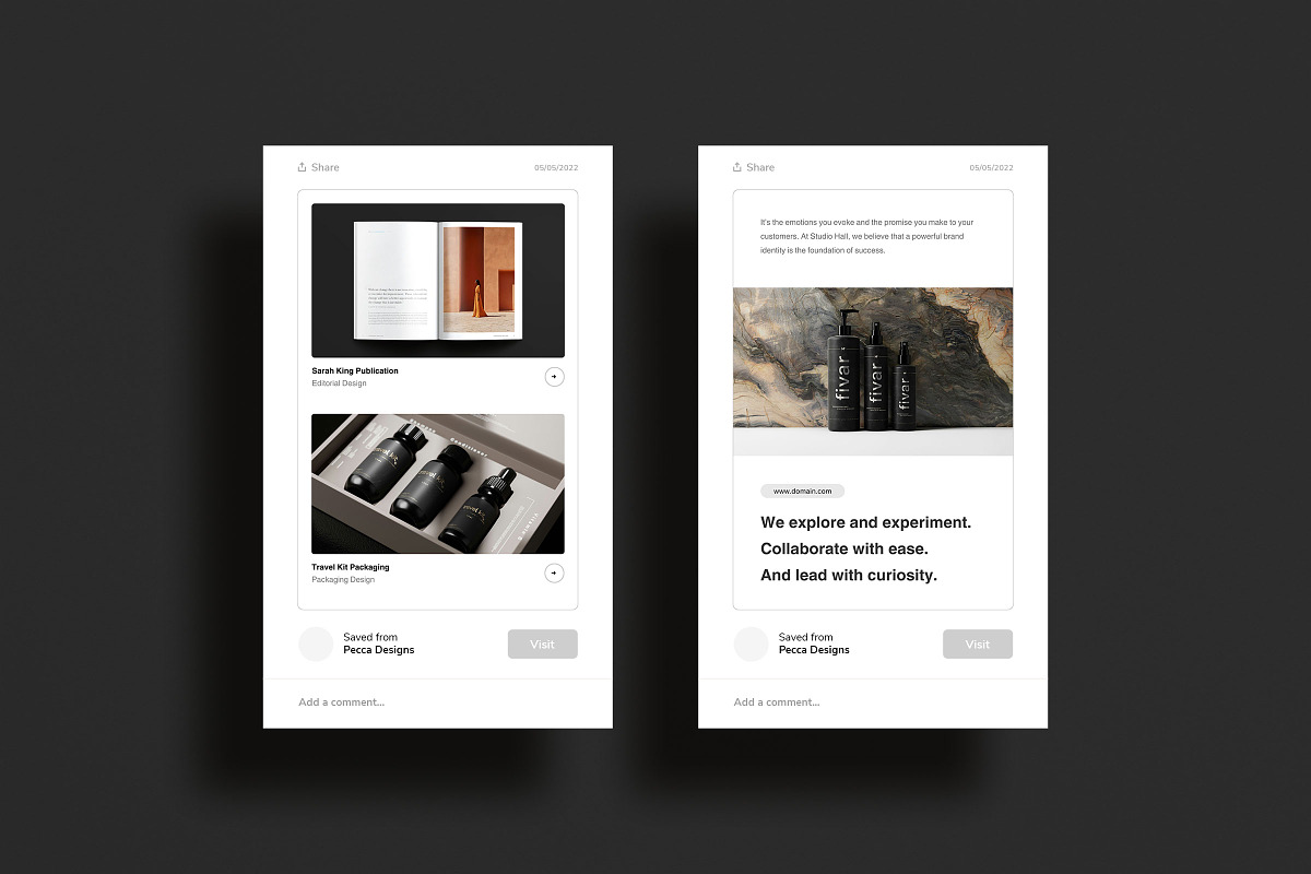 Studio Hall Social Media Kit, a Social Media Template by Ruben Stom (Photo 4 of 20)