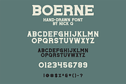 Boerne Hand Drawn Font, a Sans Serif Font by nickqtx (Thumbnail 2 of 4)