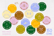 150 Whole World Icons, a Graphic by Mio Buono (Thumbnail 3 of 8)