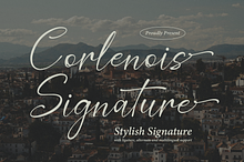 Corlenois Signature | Signature Font