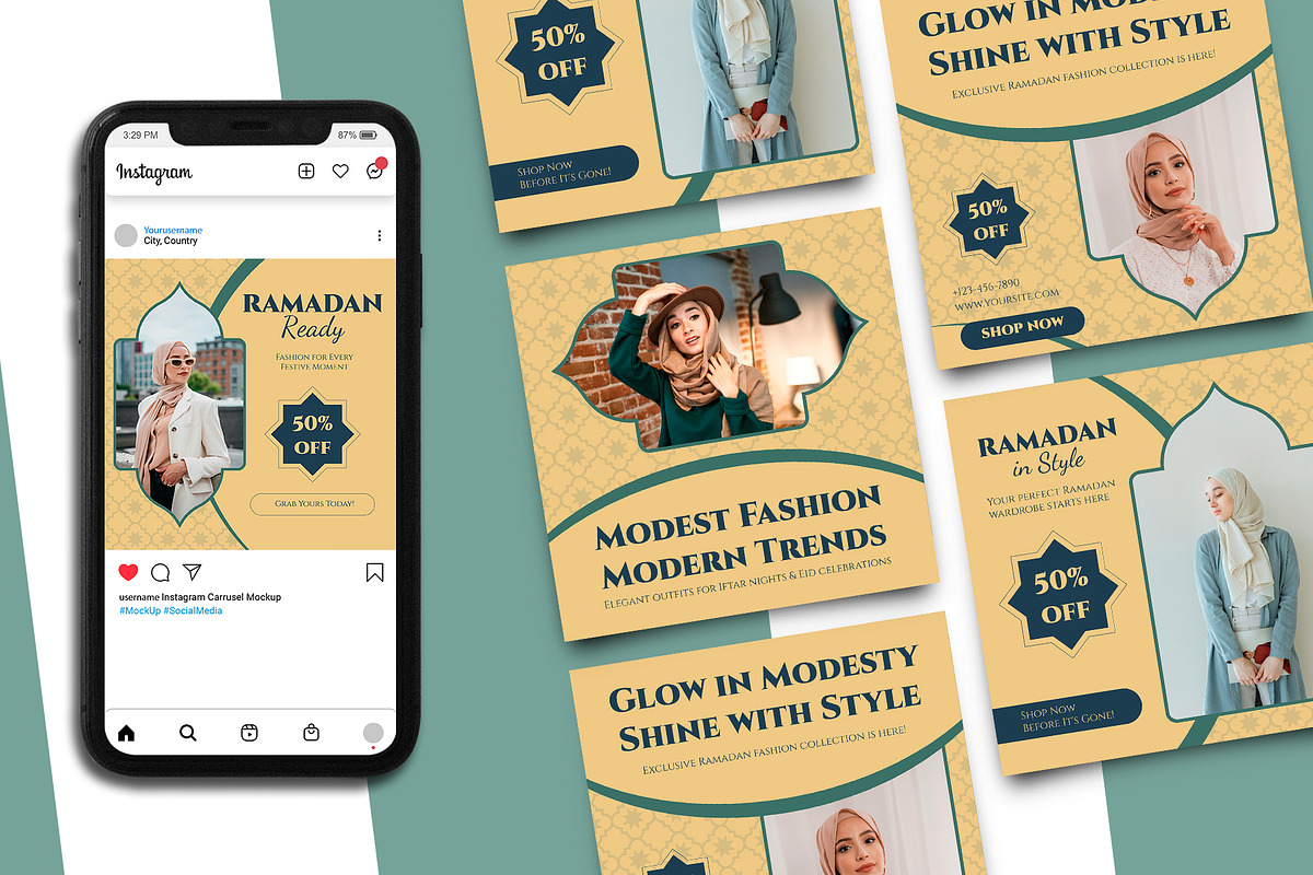 Ramadan Sale Instagram Post Template, a Social Media Template by Artnivora.Std