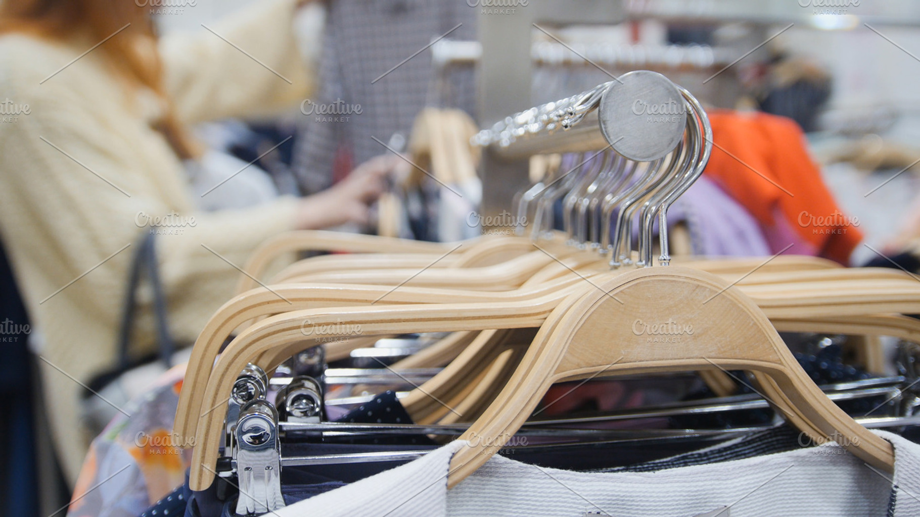 Picture hangers with women's clothes, a Beauty & Fashion Photo by Barcelona_dreams