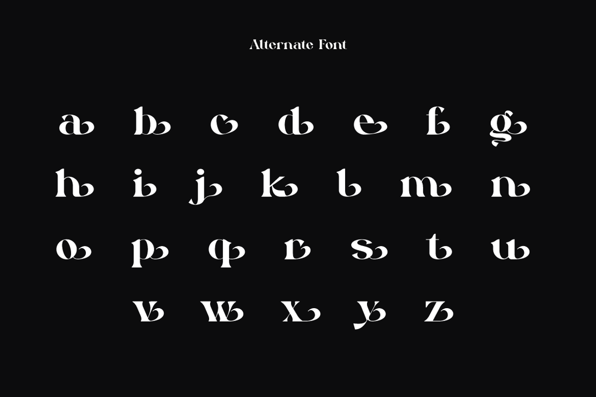 Rytega - Luxury Retro Font, a Serif Font by Iqsiart Studio (Photo 14 of 15)