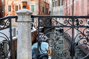 Detail of classic bridge in Venice, an Architecture Photo by BOOCYS