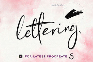 Procreate 5 Lettering Brushes