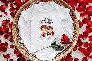 Just You & Me Couple Design, an Illustration by DreamArtGraphic (Thumbnail 6 of 6)