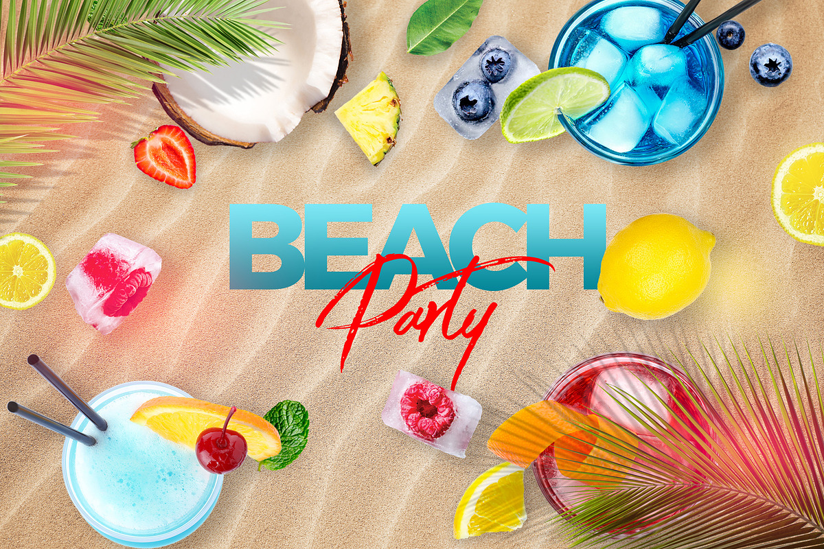 Summer Beach Party Mockup creator, a Product Mockup by PSD Market (Photo 5 of 10)