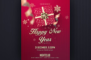 Happy New Year Party Invitation, a Flyer Template by graystudio (Thumbnail 2 of 5)