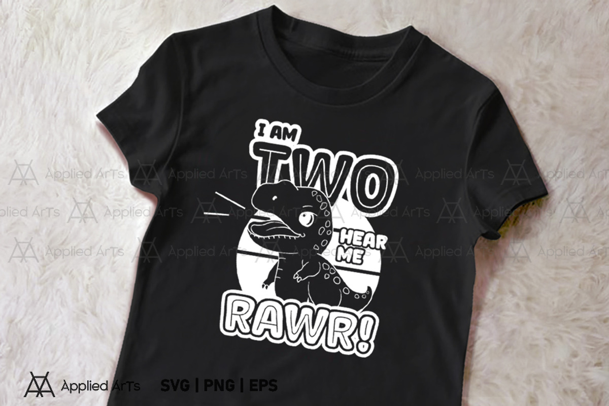 I Am Two Hear Me Rawr, 2nd Birthday, an Object Graphic by Applied Arts (Photo 4 of 4)