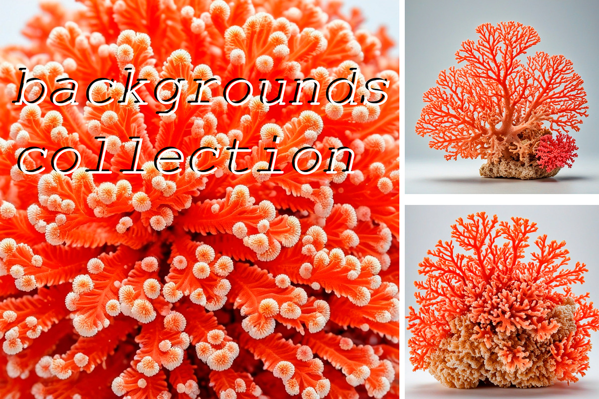 SET Sea coral Underwater Background, a Background Graphic by IrySha (Photo 1 of 6)