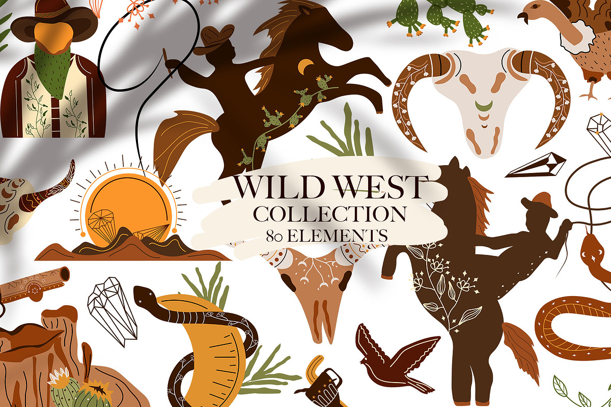 BUNDLE, Whole shop,clipart & pattens, an Animal Illustration by Usis (Photo 13 of 16)
