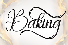 Baking | Script Font