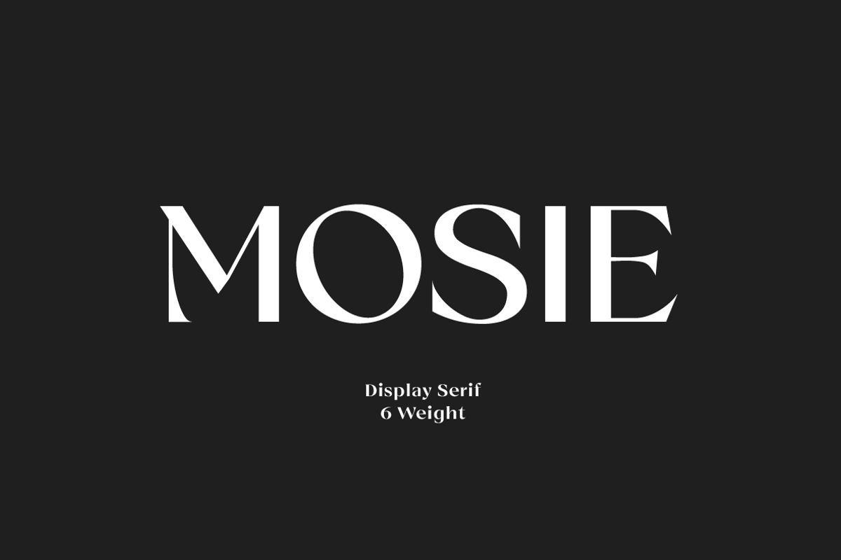 Mosie – Display Serif, a Serif Font by Yukita Creative (Photo 1 of 10)