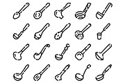 Kitchen utensil icons set for, an Object Graphic by pikepicture (Thumbnail 2 of 3)