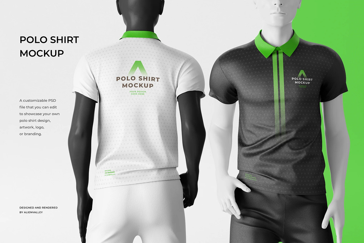 Polo Shirt Mockup, a Shirt Mockup by zpackcreative (Photo 1 of 5)