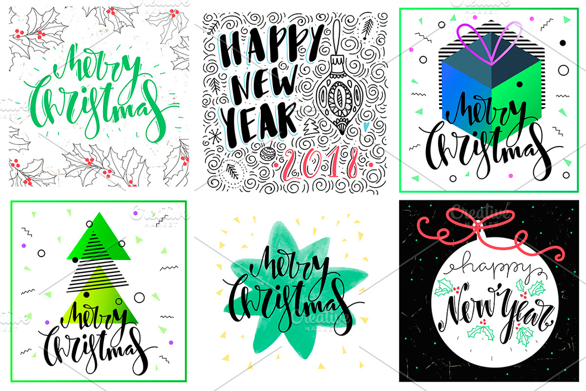 SALE! 30 Merry Christmas gift cards!, a Card Template by mikka_kika (Photo 4 of 6)