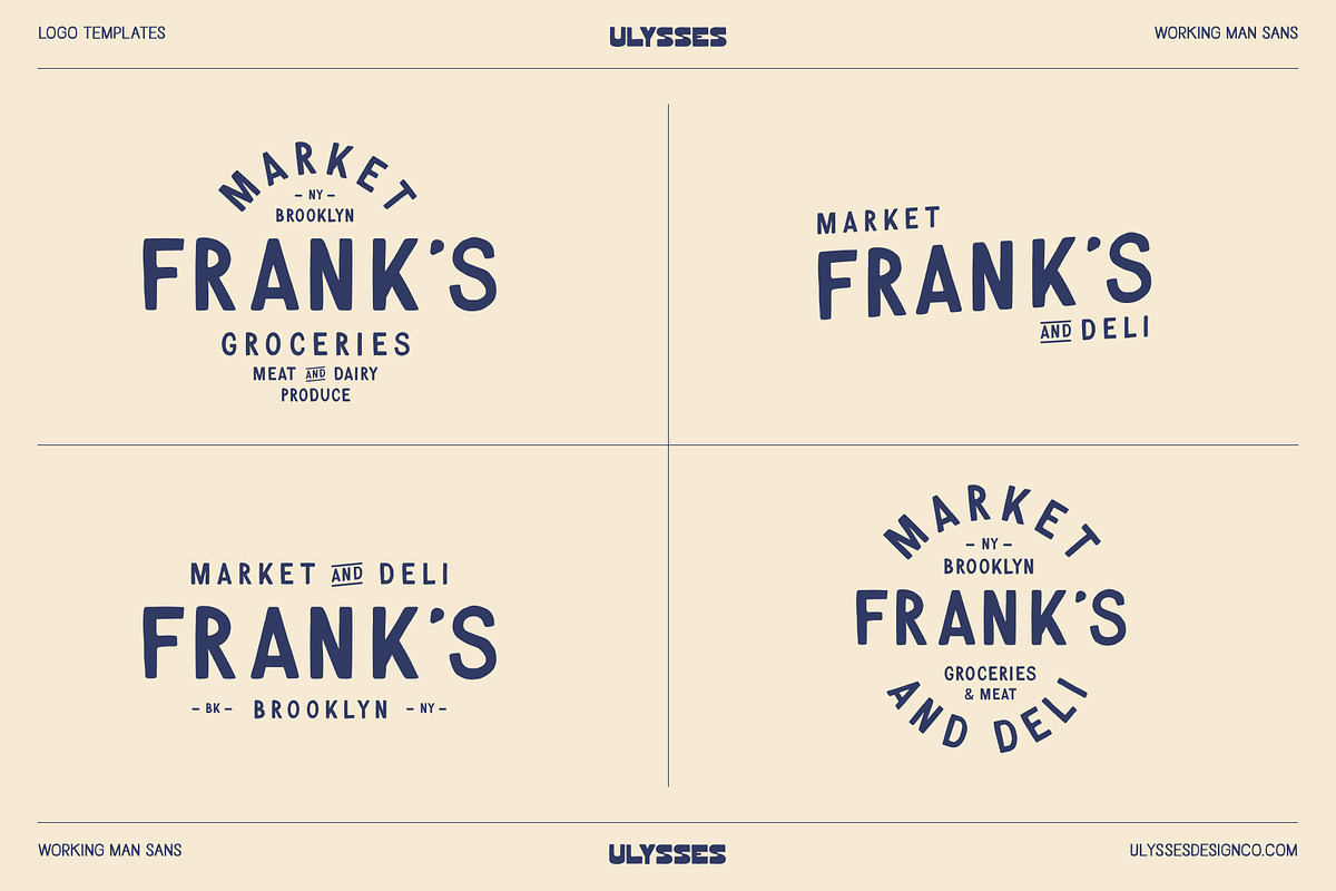 Working Man Sans Hand Drawn Font, a Handwritten Font by Ulysses Design Co (Photo 23 of 24)