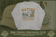 Vintage Hand Drawn Outdoor Adventure, an Object Illustration by Southerntown (Thumbnail 7 of 7)