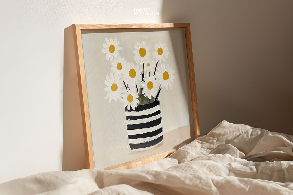 Square Frame Mockup PSD | Wood Frame, a Household Mockup by momomockps (Photo 9 of 11)