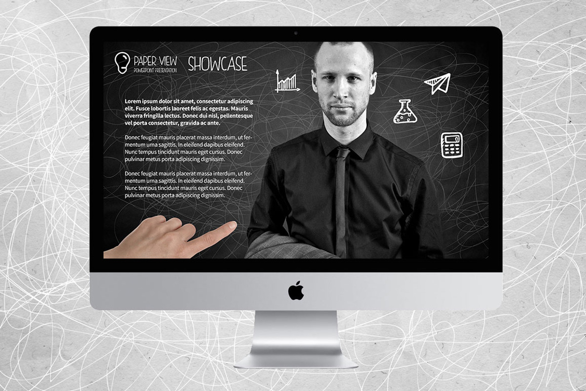 Paper View Powerpoint Presentation, a Presentation Template by ...