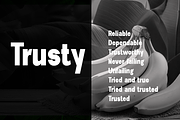 New Trusty, a Sans Serif Font by groens (Thumbnail 3 of 6)