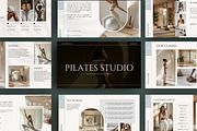 Canva Pilates Studio Pitch Deck, a Presentation Template by Bonita Digital Design (Thumbnail 1 of 6)