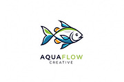 Aqua Flow Creative, a Branding & Logo Template by Logocreative (Thumbnail 1 of 2)