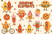 Groovy Fast Food Collection, a Food Illustration by Alla's Creations (Thumbnail 5 of 15)