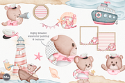 Sailor Bear - Cute clipart set, an Animal Illustration by Tita Creative Studio (Thumbnail 2 of 6)