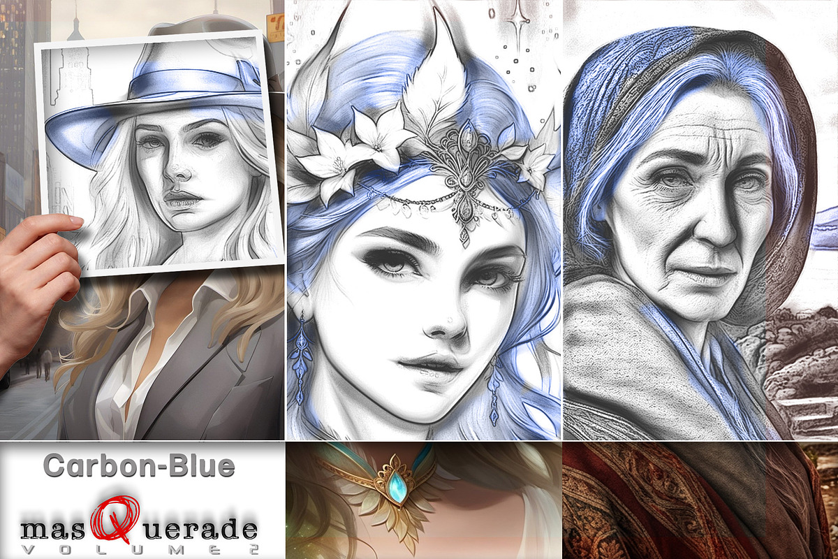 masQuerade - Photoshop FX, an Action Add-On by Pencil Pixels (Photo 14 of 26)