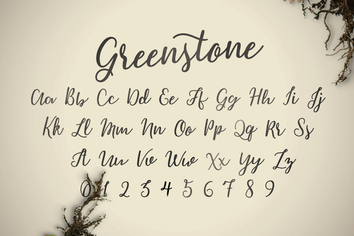 Greenstone Script (50% off), a Script Font by Hustle Supply Co. (Photo 3 of 5)