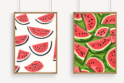 Watermelon Seamless Digital Paper, a Pattern Graphic by Libby Wishes (Thumbnail 3 of 6)