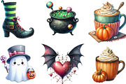 Halloween Sticker Png Bundle, an Illustration by Designking (Thumbnail 2 of 4)
