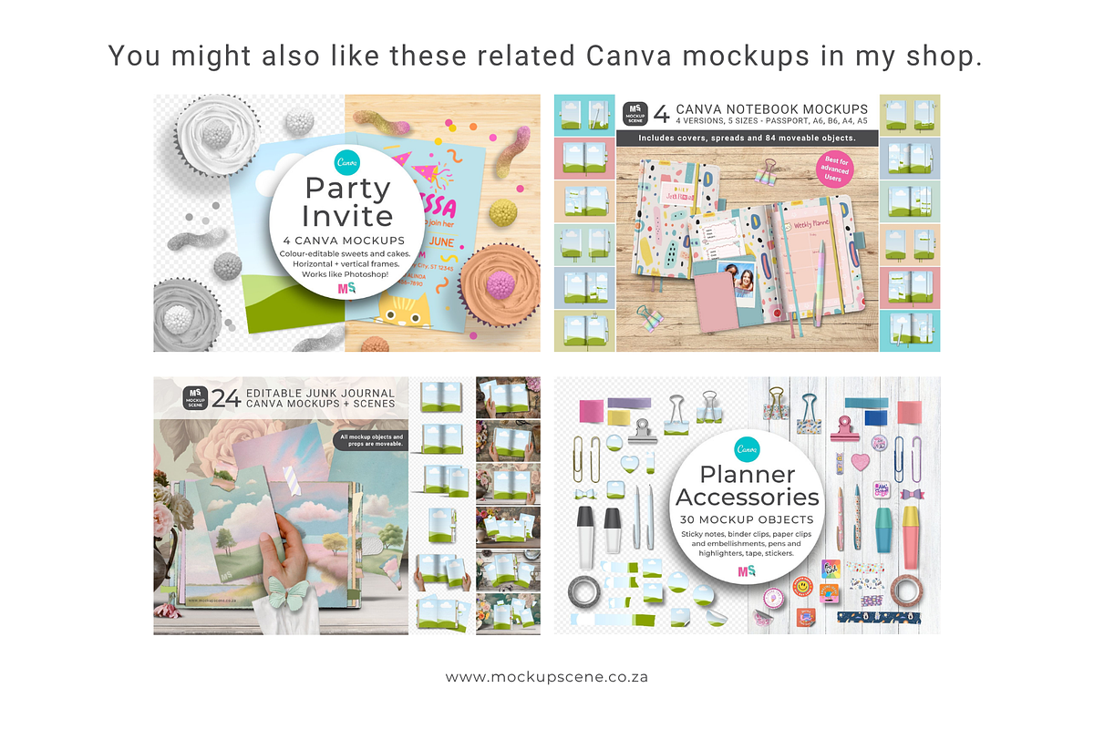 Card Folder Canva Mockup Template, a Mockup by Mockup Scene (Photo 10 of 10)