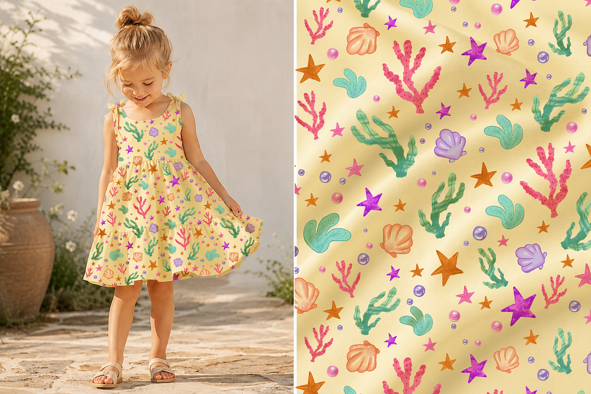 SUMMER SUPPORT FRIENDS Patterns, a Seasonal Illustration by FaliushViktoriaArtist (Photo 9 of 11)